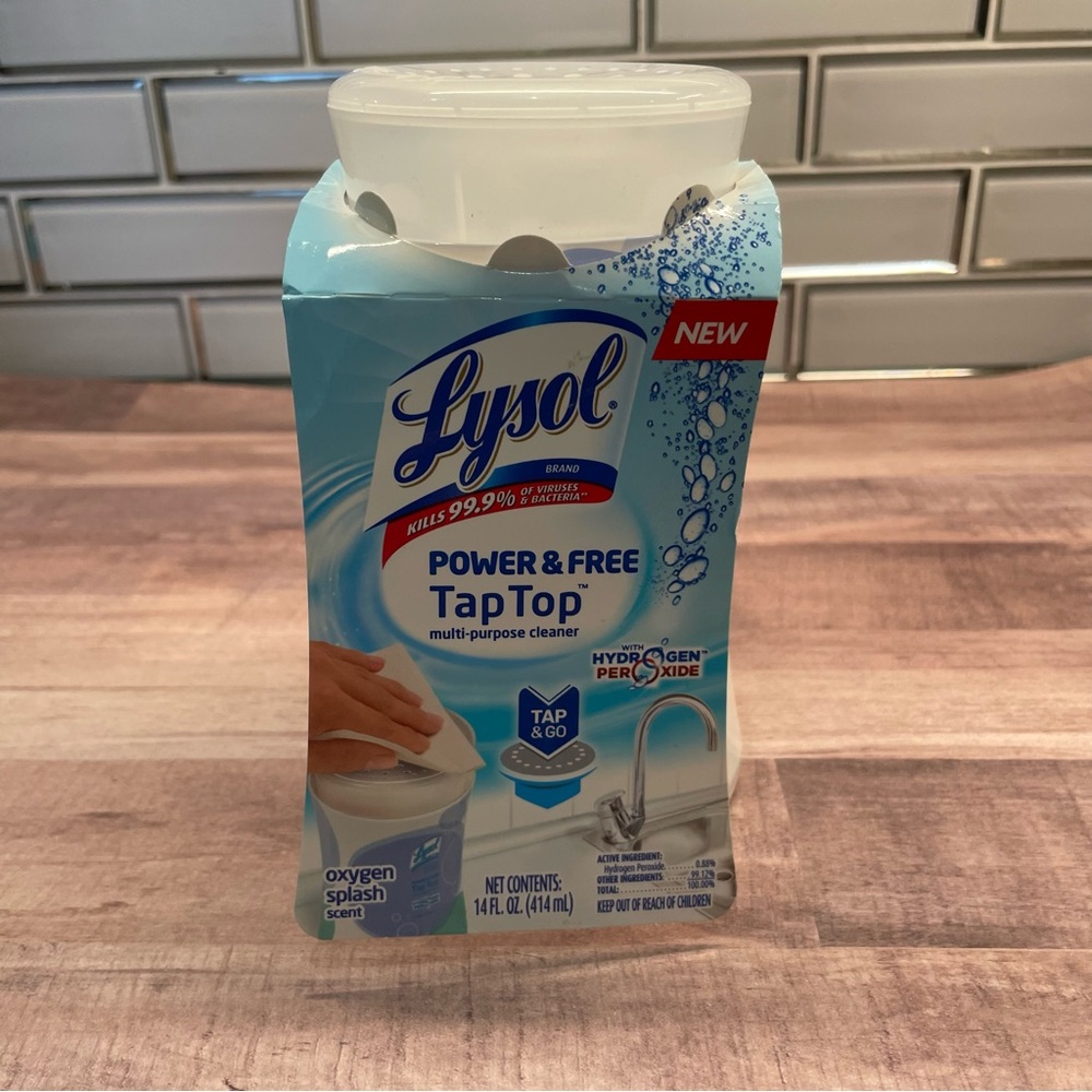 Lysol Power & Free Tap Top Multi Purpose Cleaner 14 oz. w/ Hydrogen Peroxide